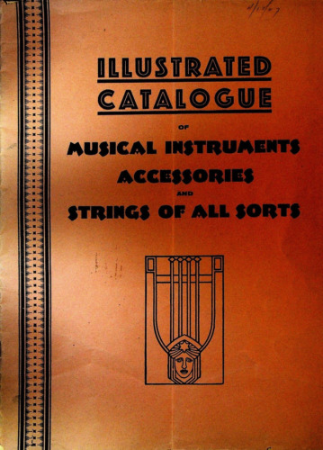 L Otto Reichel Musical Instruments Illustrated Catalogue 1927 Violins Lutes