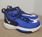 Nike Zoom Rize Mens Sz 8.5 Basketball Shoes Royal Blue Black Mid Top Sneakers