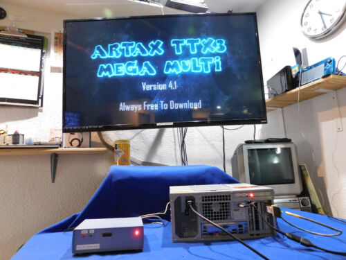 Taito Type X3 (custom build) with Artax TTX mega multi SSD and JVS board