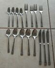 16 Pieces Northland Swedish Delight Stainless Steel Flatware Bands at Handle Tip