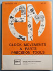 Clock Movements & Parts, Precision Tools Catalog 176 of Otto Frei-Jules Borel