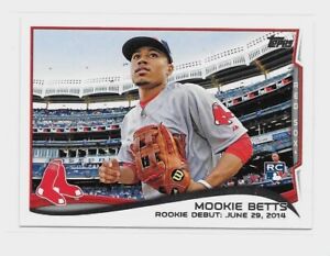 2014 Topps Update Mookie Betts #US-301 Rookie Card