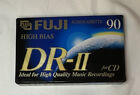 Sealed FUJI DR-II 90 Minute Blank Audio Cassette Tape Type II High Bias CrO2