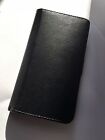 LG Google Nexus 5 Fitted Flip Wallet Diary-style (Horizontal) Leather Case Black
