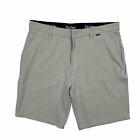 Hurley Men’s Shorts All Day Hybrid Golf Quick Dry Reflective Beige 36