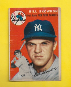 1954 Topps Bill Skowron #13 New York Yankees VERY GOOD FREE SHIPPING