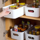Bathroom Plastics Storage Bins Multi-functional Baskets for Shelves Home Pantry