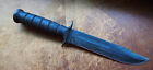 Vintage Unmarked Mark II style knife Military Combat Utility Survival No sheath
