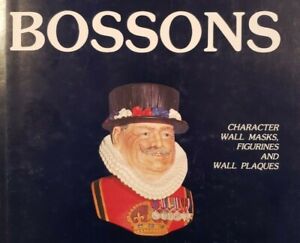 Bossons Congleton, England chalkware wall figurines, heads ** REDUCED PRICING !!