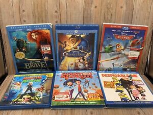 New ListingLot Of 6 Blu-Rays Movies Kids Family Disney Used Tested Pixar