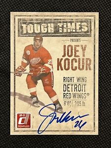 2010-11 Joey Kocur Donruss Tough Times Autographs #3 53/250