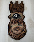 Handcrafted Wooden African Tribal Face Mask Made in Ghana with COA Wall Art
