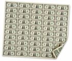 $1 *FIFTY NOTE SHEET!* 50×1 Dollar Uncut Federal Reserve Banknotes - New York