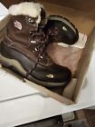 The North Face Womens Size 7.5 McMurdo Boots Leather Primaloft Winter Waterproof