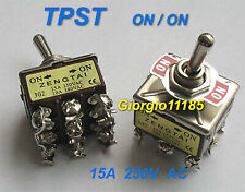 US Stock 2pcs TPST ON/ON Industrial Toggle Switches 302 triple pole single throw