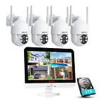 Dual Lens Wireless Home Security Camera System Wifi IP Camera 3MP HD 12''Monitor