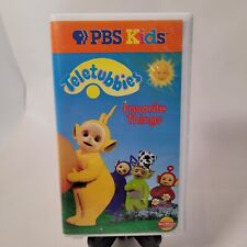 1999 Teletubbies Favorite Things VHS PBS Kids in original Clamshell Case!