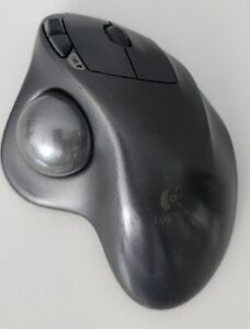 Logitech M570 Mouse Wireless Trackball W/ Receiver Dongle Battery Not Included