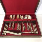 Lunt American Victorian Sterling Silver Flatware 44 Pcs Set Service For 8