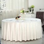 120-Inch Round Premium Velvet Tablecloth Wedding Party Home Decorations Supplies
