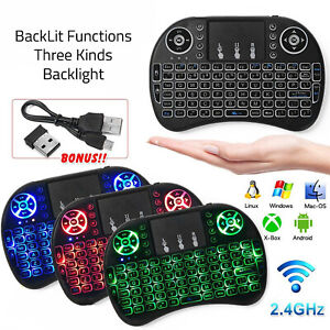 Wireless Mini Keyboard Remote Control Touchpad Smart TV Android TV Box PC 2.4GHz