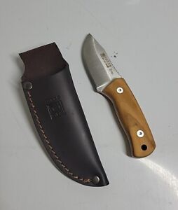 Joker Erizo Tan Smooth Olive Stainless Steel Fixed Blade Knife RCO75