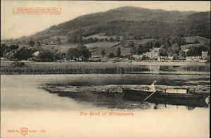 Windermere England The Head HTL Hold to Light TURNS TO COLOR c1910 Postcard