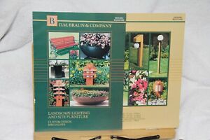 Braun D M Co Landscape Lighting Furniture Brochure 4p Circa 1988 loose pages