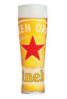 Authentic Heineken Star Nucleated Half Pint Beer Glass Collectible Barware