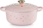 Le Creuset Cocotte Rondo 20cm Heart Chiffon Pink Gas IH Oven Dishwasher