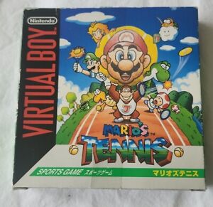 Mario’s Tennis (Nintendo Virtual Boy - 1995) Japan Import CIB Complete Authentic