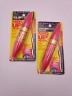 LOT OF 2 Maybelline PUMPED UP! Colossal Mascara 213 CLASSIC BLACK New Carded