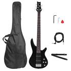 Glarry GIB Electric 5 String Right -Handed Basswood Bass Guitar Black