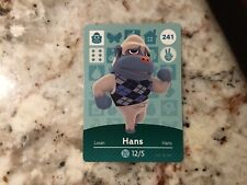 A Hans 241 Animal Crossing Amiibo Authentic Nintendo Mint Card From Series 3