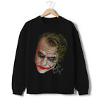The Joker Heath Ledger Batman The Dark Knight Movie Vintage Portrait Sweatshirt