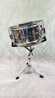 Silver Snare Drum and Stand – Yamaha Sound Percussion Drum and Percussion Stand