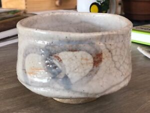 Japanese antique raku tea bowl