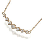 Auth RUGIADA Necklace Diamond 18K 750 Rose Gold