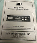 MFJ 993 Auto Antenna Tuner Original Instruction Manual: Good Condition.