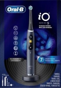 🔥Oral-B iO Series 9 Electric Toothbrush with 3 Replacement Brush Heads, Black🔥
