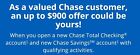 $900 Chase Bank Promo Bonus, New Checking & Savings Account coupon Exp 7-24-2024