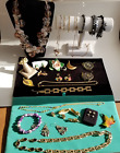 Junk Drawer Lot Vtg to Now Misc Jewelry  Wear Repurpose BSK JJ Emmons Avon