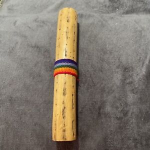 Vintage Cactus Rainstick Rain  Stick 12” X 2” Shaker Musical Instrument