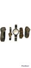 Watch lot includes Timex and Bulova.