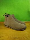 ZARA Chelsea Boots Mens size 12 Brown Taupe Suede Style Dress