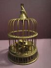 Vintage Minature Brass Bird Cage