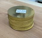 FREE SHIPPING .020 Unfinished Brass Remnants Circular 2 3/8” - Qty 59