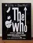 THE WHO Concert Posterboard June 28 Hard Rock Hotel Las Vegas Entwistle Death