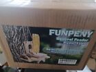 Squirrel Feeder Picnic Table - with Corn Holder - Wood - New In Box