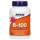 NOW Foods Vitamin B-100, 100 Veg Capsules